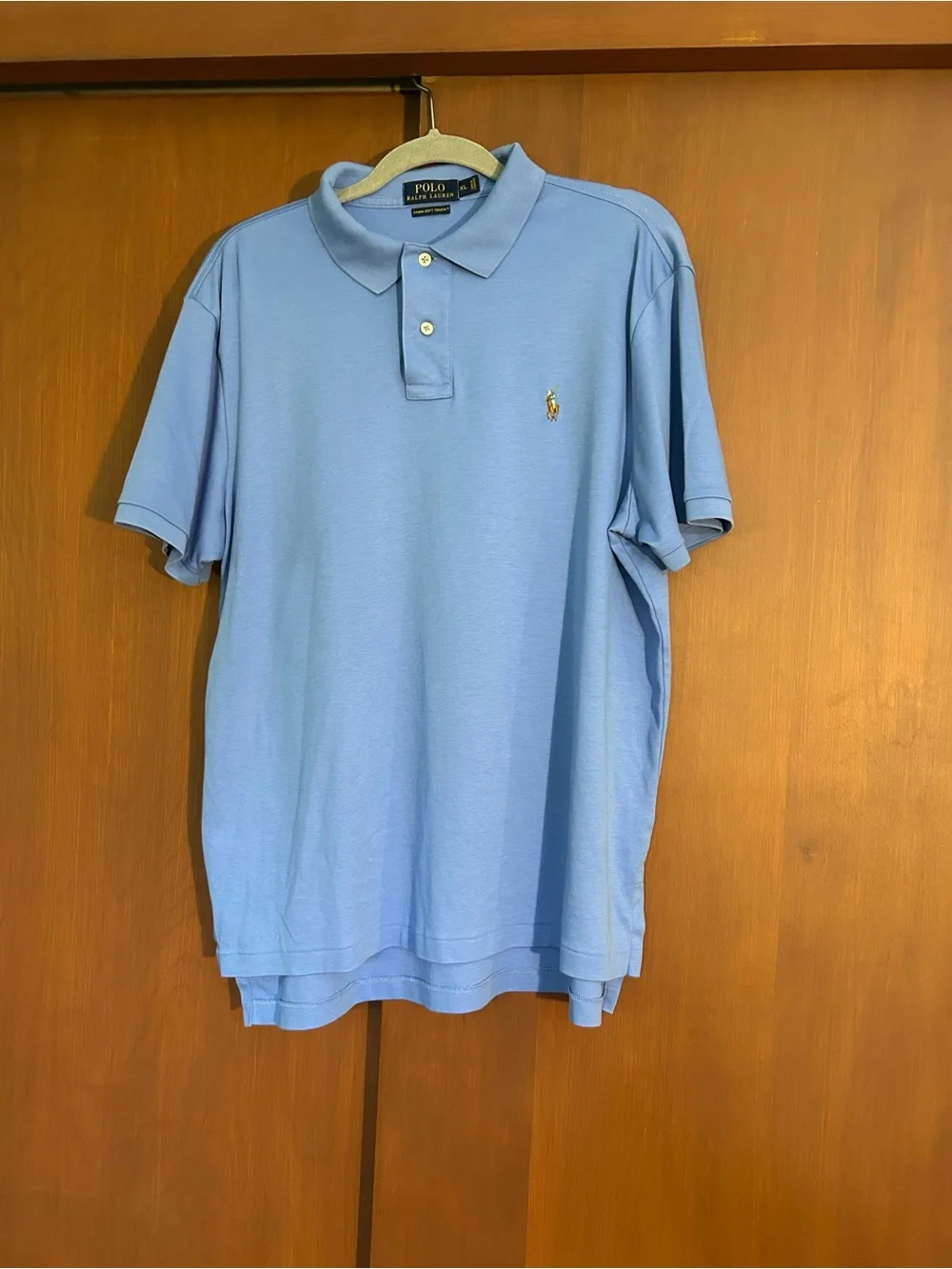 Polo Ralph Lauren light blue polo top